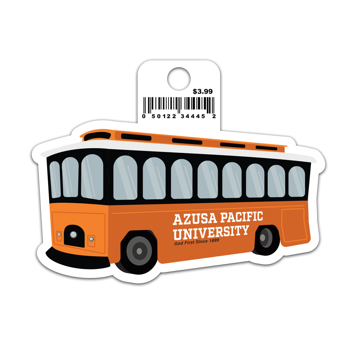 Orange Trolley APU Sticker