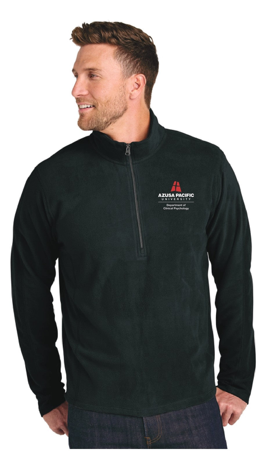 Dept. of Clinical Psychology Port Authority Mens Microfleece 1/2-Zip Pullover