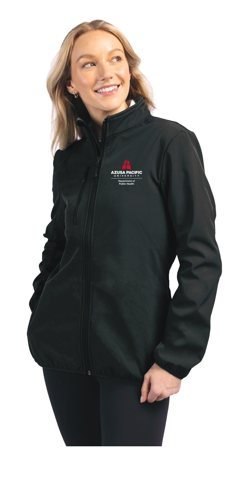School of Public Health Stretch Softshell Women's Full Zip Jacket