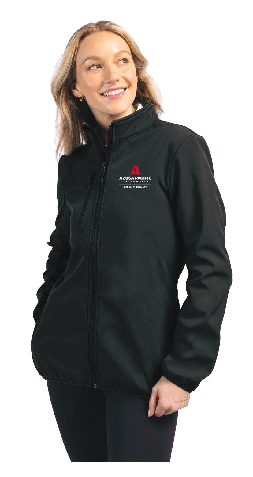 School of Theology Stretch Softshell Women's Full Zip Jacket