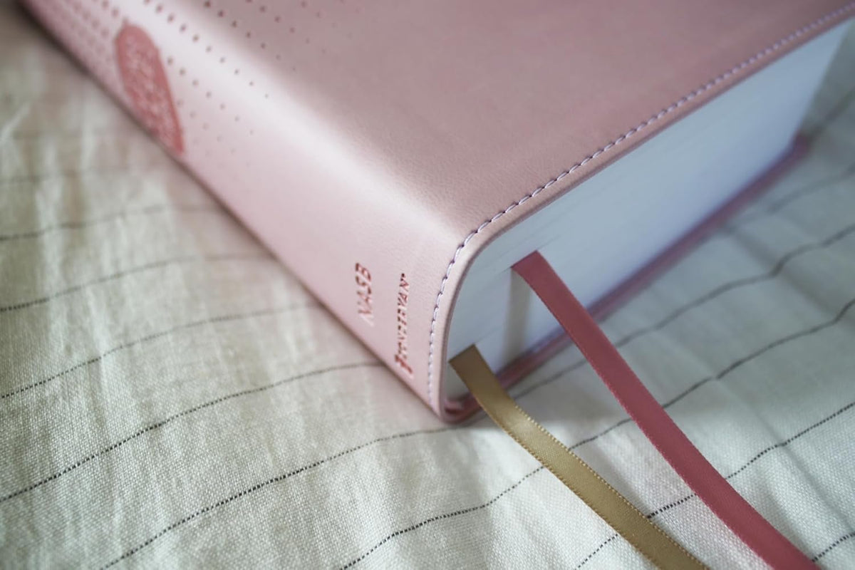 NASB Clear Focus Bible (Pink Leathersoft)