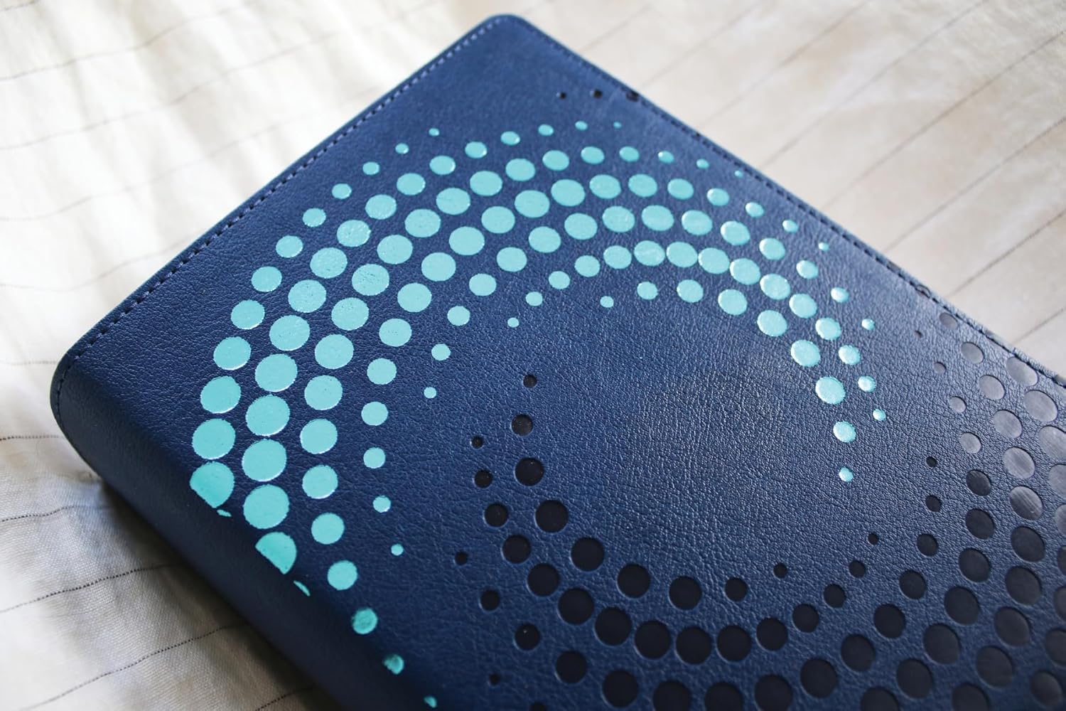 NIrV Clear Focus Bible (Navy Leathersoft)