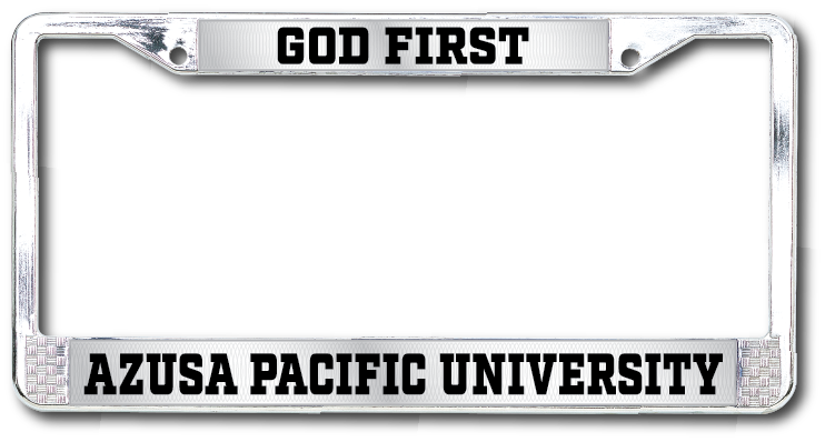 God First License Frame