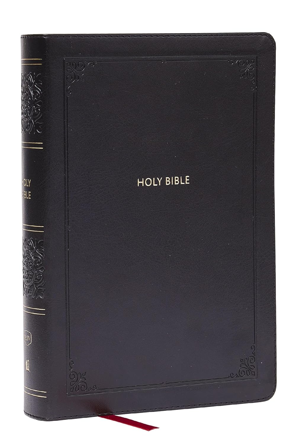 KJV Giant Print End-of-Verse Reference Bible (Black Leathersoft)