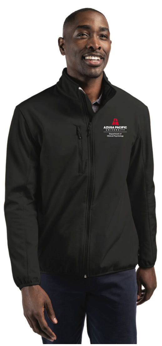 School of Public Health Stretch Softshell Mens Full Zip Jacket