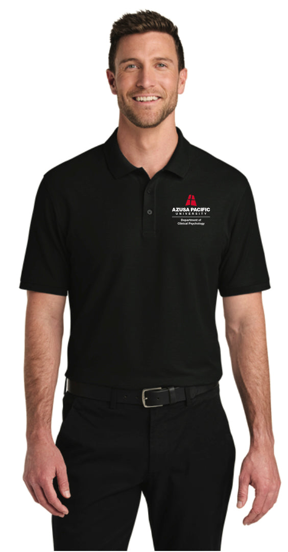 Dept. of Clinical Psychology Port Authority Wearever Mens Signature Pique Polo
