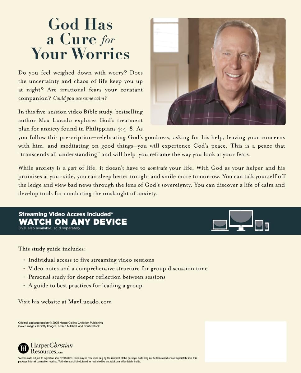 Anxious for Nothing Bible Study Guide