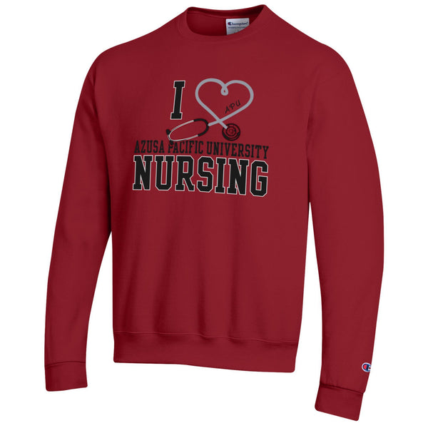 Nursing Sweatshirt with stethoscope w/APU
