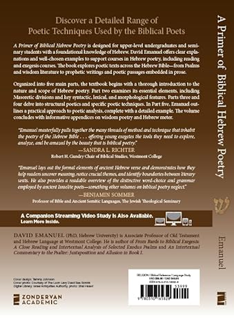 A Primer of Biblical Hebrew Poetry: An Essential Guide for Reading