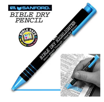 Bible Dry Highlighter Blue