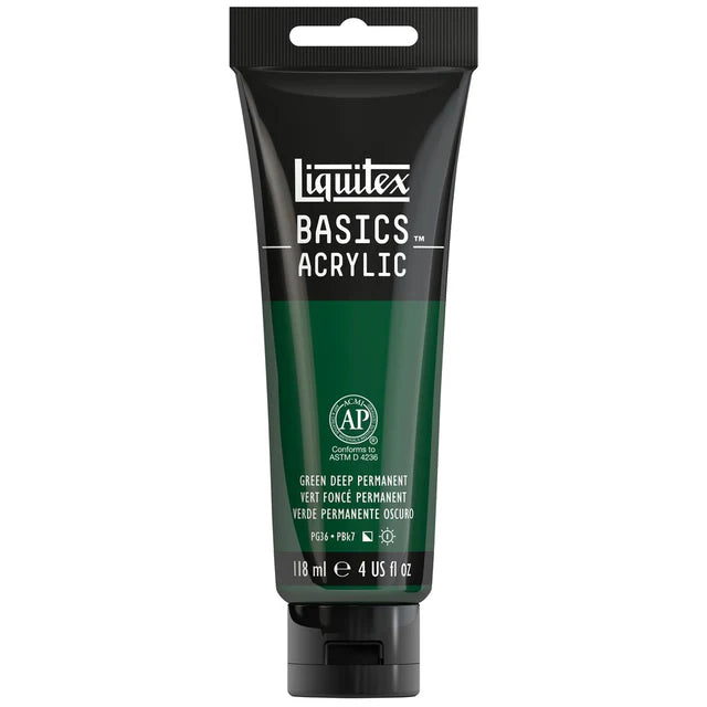Liquitex Basics Acrylic Deep Green 4oz
