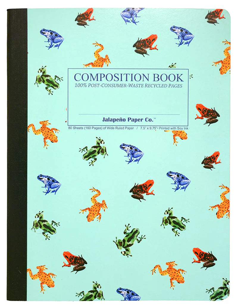 Jalapeno Composition Book, Dart Frog