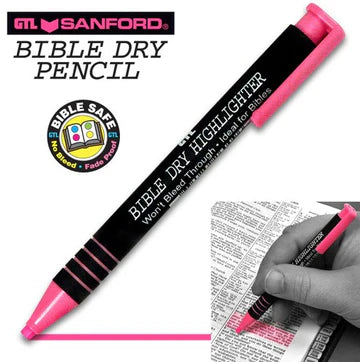 Bible Dry Highlighter Pink
