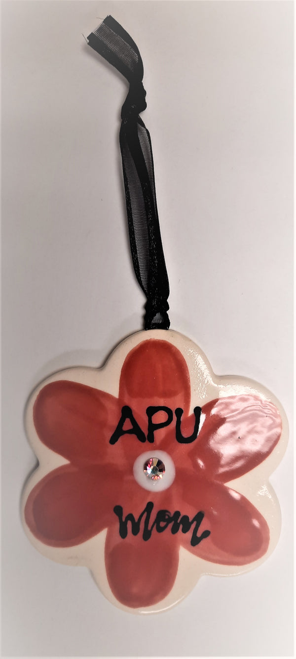 APU Mom Flower Ornament