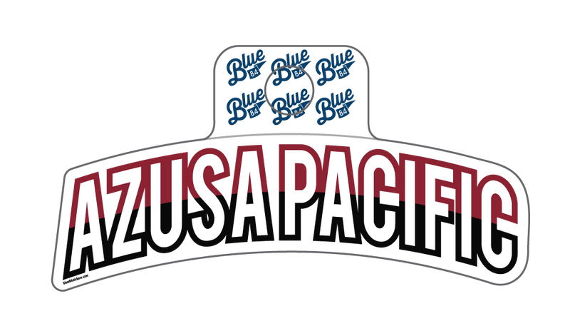 Azusa Pacific Red/Black Sticker