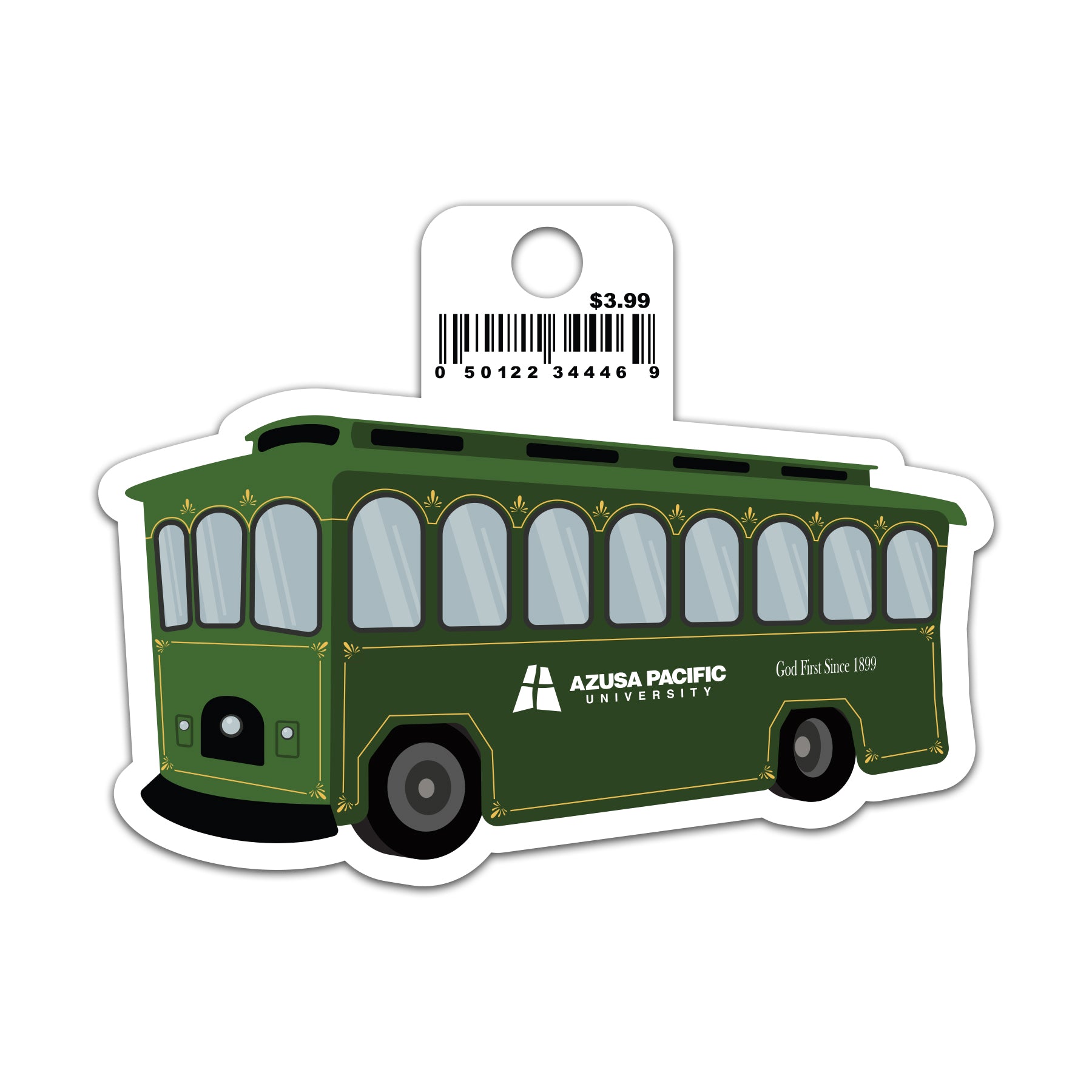 Grn Trolley APU Sticker