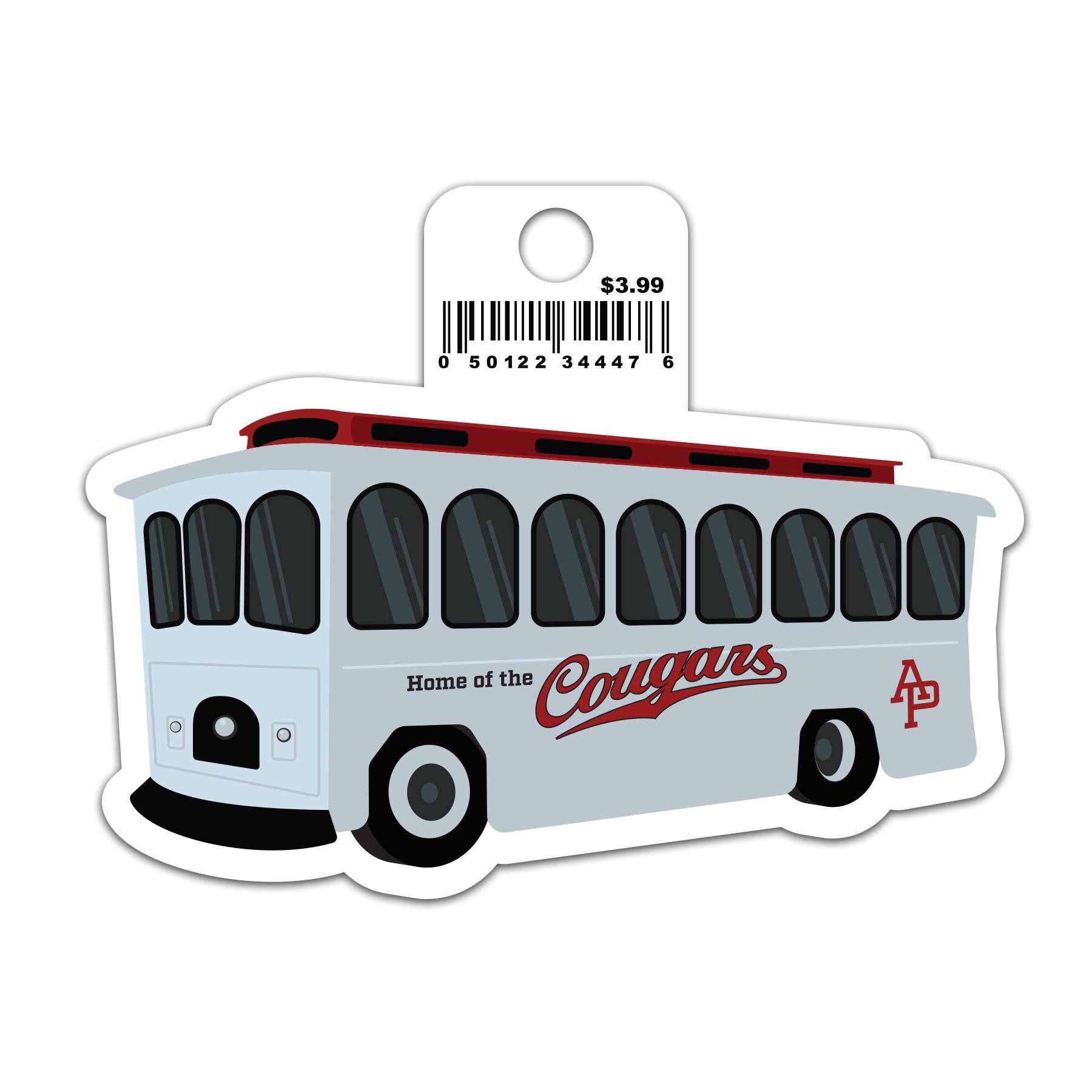 Grey Trolley APU Sticker