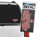 Arched Azusa Pacific University Car Decal, AP