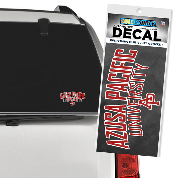 Decal Arched, Azusa Pacific University AP