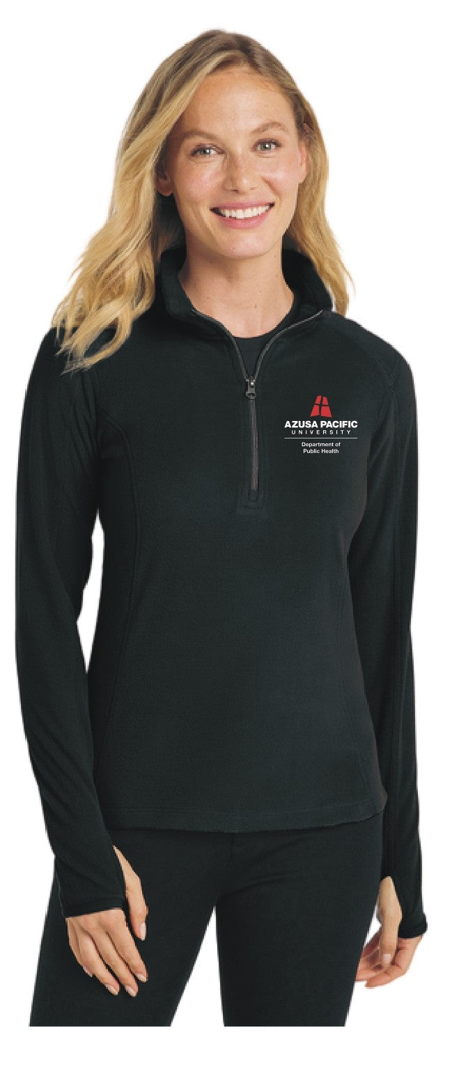 School of Public Health Port Authority Women's Microfleece 1/2-Zip Pullover.