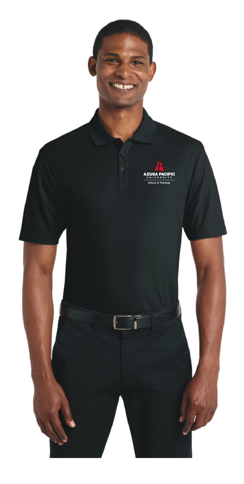 School of Theology Port Authority SuperPro React Polo.