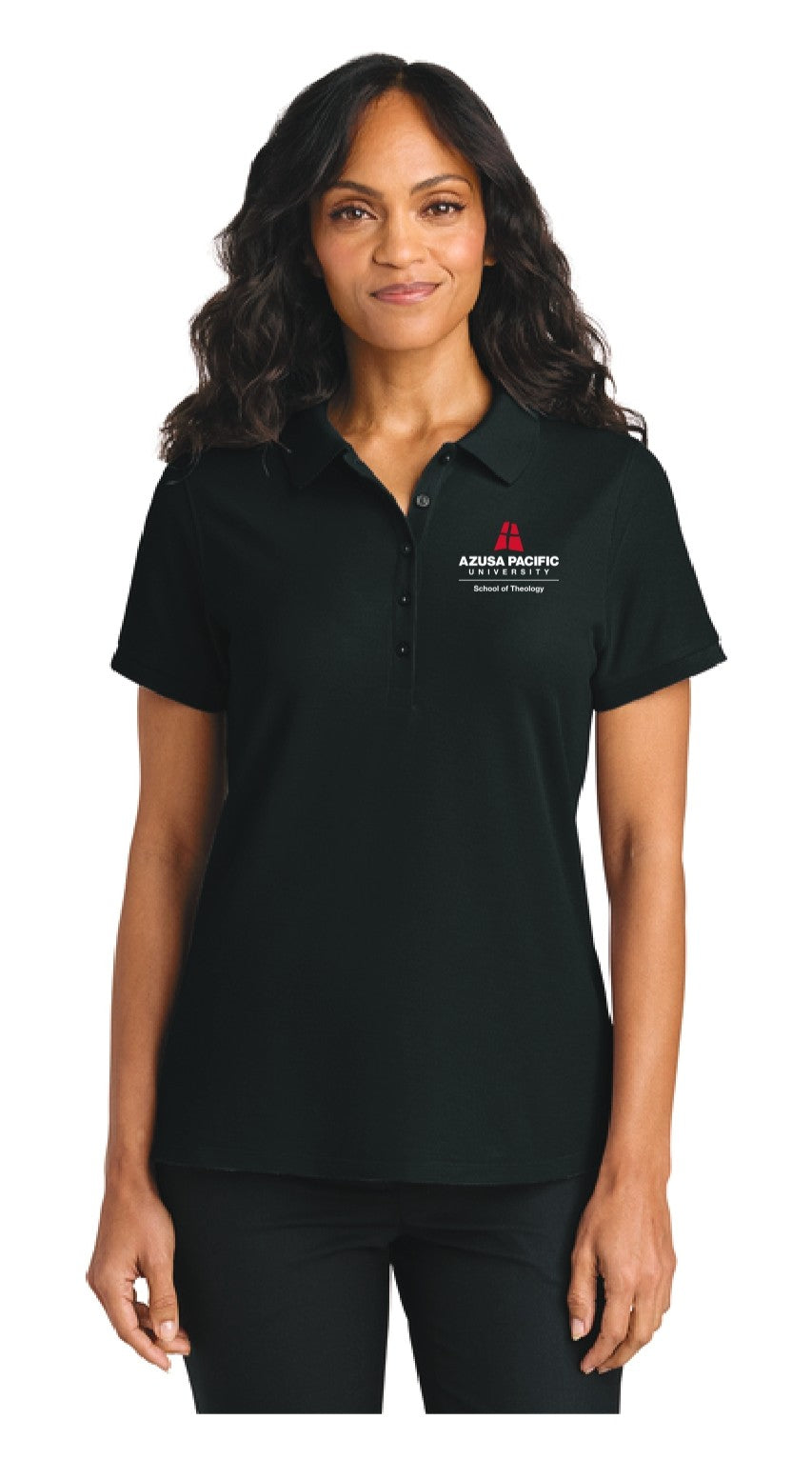 School of Theology Port Authority Women's Wearever Signature Pique Polo