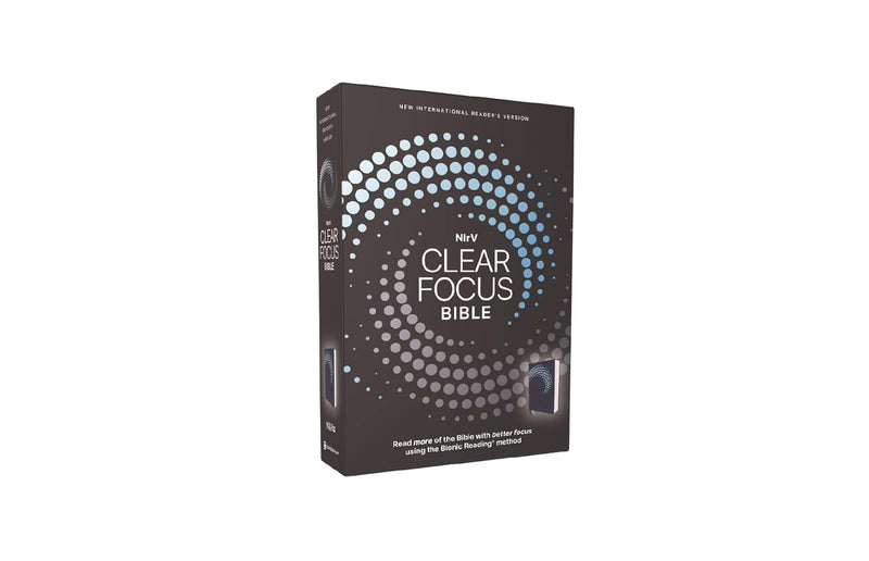 NIrV, Clear Focus Bible, Leathersoft, Navy: Read more of the Bible with better focus Imitation Leather