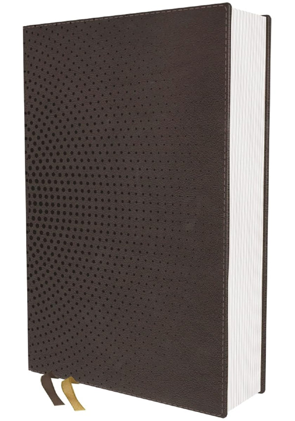 NASB, Clear Focus Bible, Leathersoft, Charcoal Brown: Read more of the Bible with better focus Imitation Leather