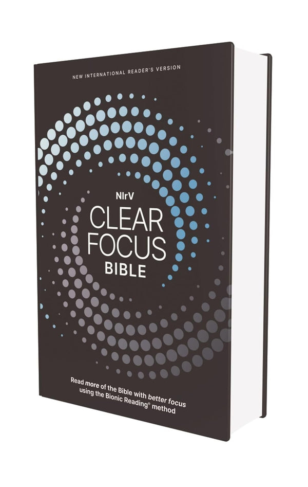 NIrV, Clear Focus Bible, Hardcover, Charcoal/Blue: Read more of the Bible with better focus Hardcover