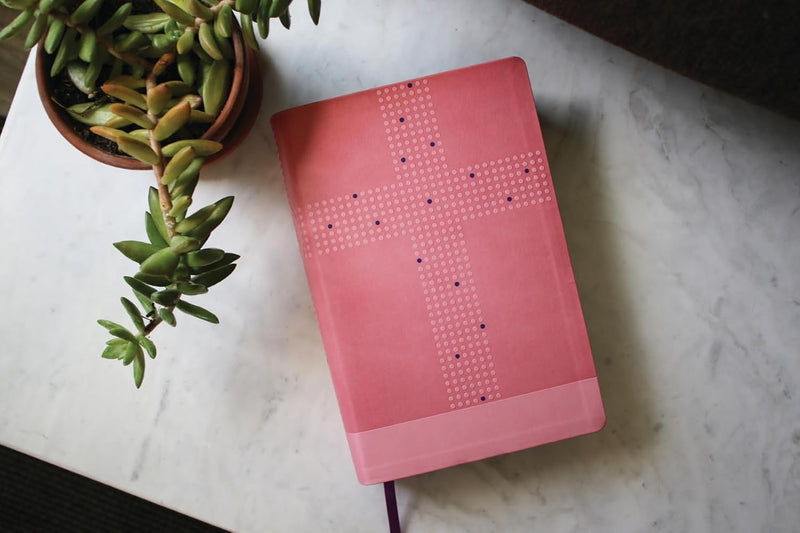 NIrV, Clear Focus Bible for Kids (Help Kids with ADHD or Dyslexia Read with Confidence), Leathersoft, Pink: Help Kids with ADHD or Dyslexia Read with Confidence Leather Bound