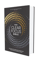 NASB Clear Focus Bible (Charcoal/Gold Hardcover)
