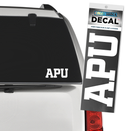 White APU Car Decal