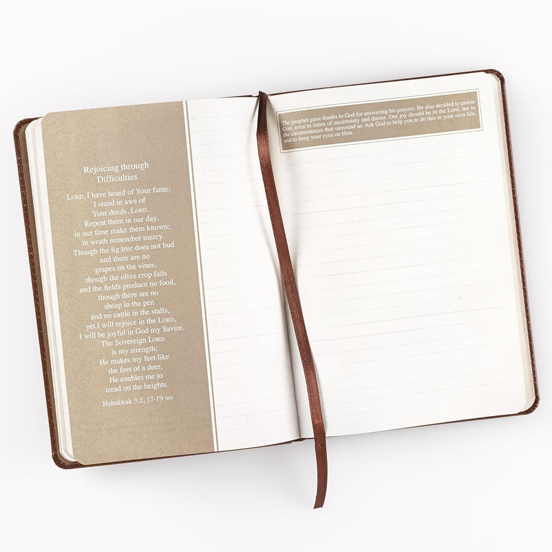 The Lord's Prayer Faux Leather Prayer Journal - Matthew 6: 9-13