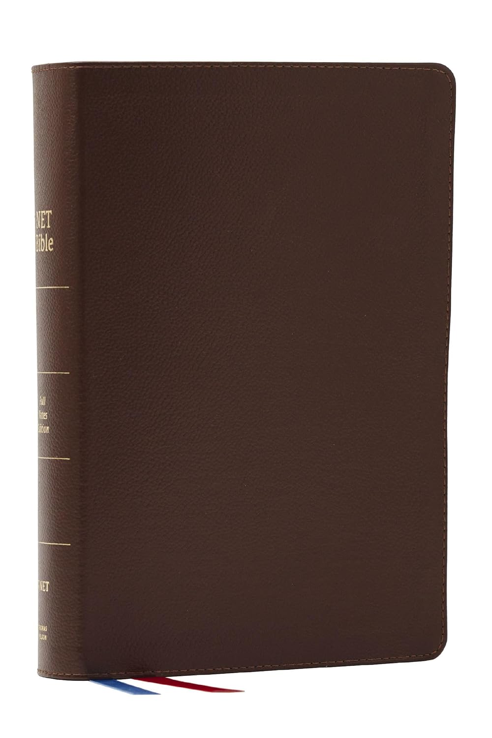 NET Bible Full Notes Edition (Brown Genuine Leather)