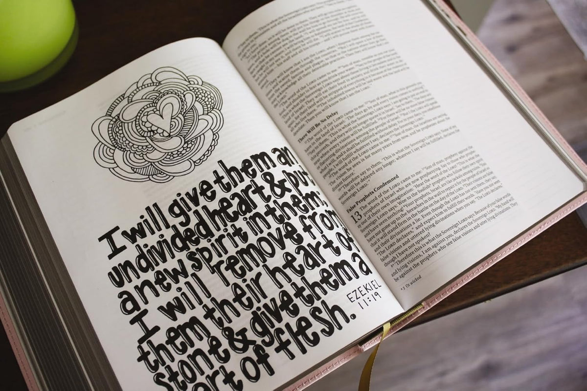 NIV Beautiful Word Coloring Bible (Leathersoft Pink)