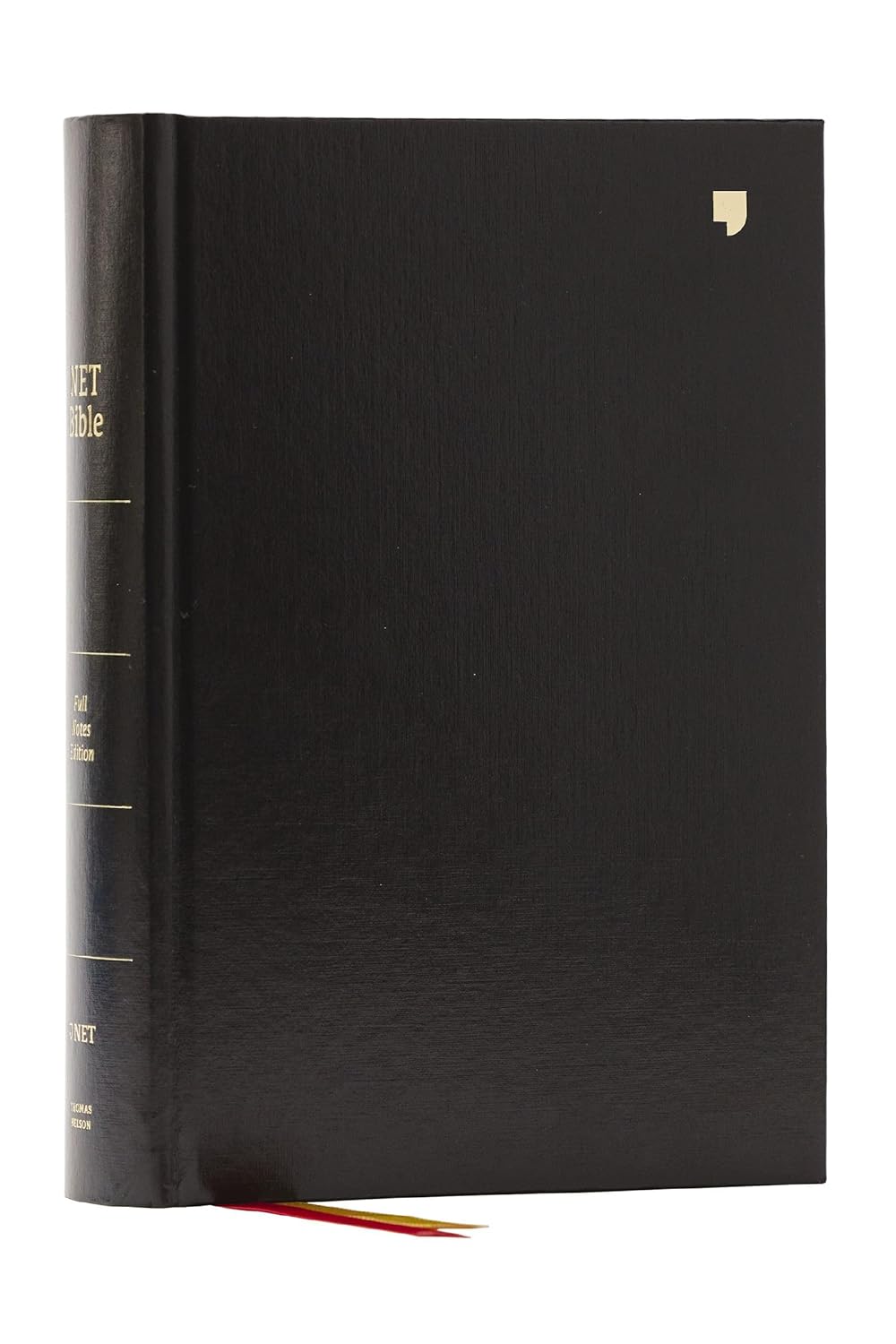 NET Bible Full Notes Edition w/ Thumb Index (Black Hardcover)