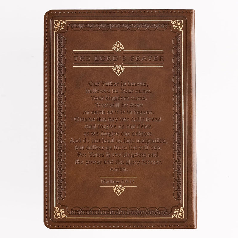 The Lord's Prayer Faux Leather Prayer Journal - Matthew 6: 9-13