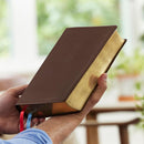 NET Bible Full Notes Edition (Brown Genuine Leather)