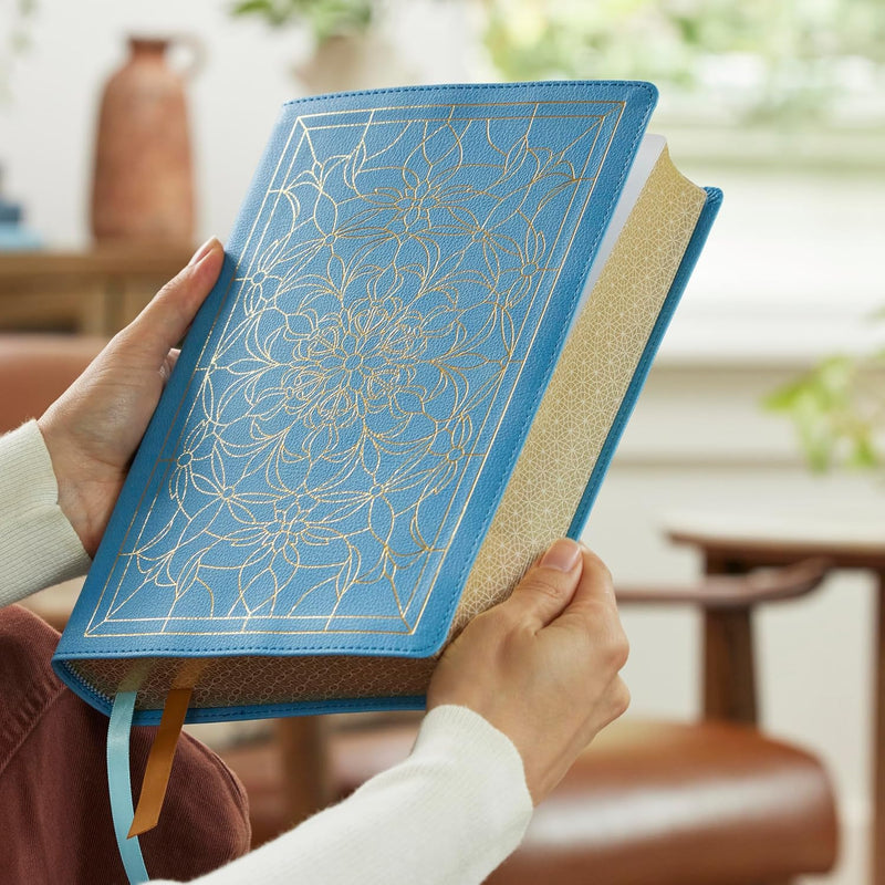 Alexander Maclaren Study Bible: Encouragement and Insights for a Christ-Centered Life (NKJV, Blue Leathersoft, Comfort Print, Thumb Indexed) Imitation Leather