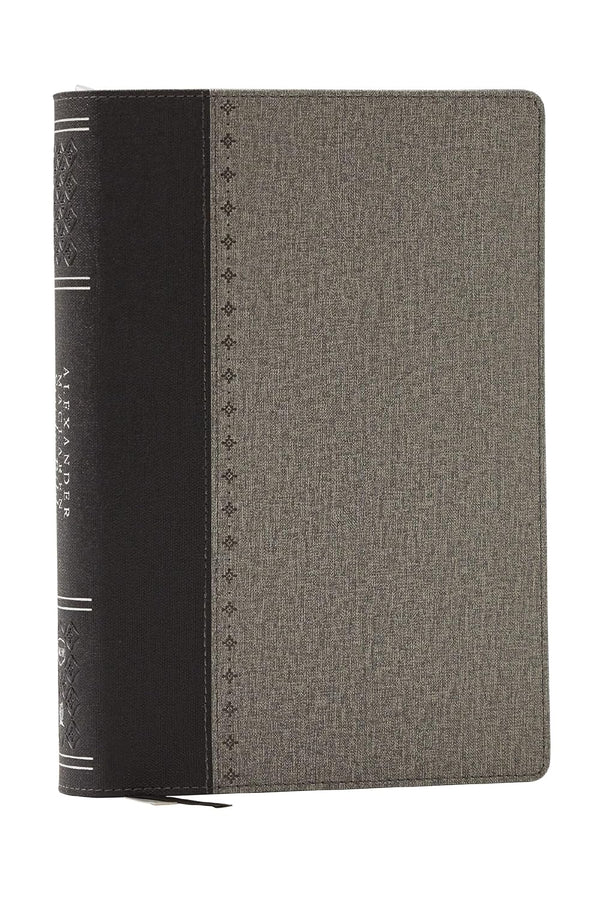 Alexander Maclaren Study Bible: Encouragement and Insights for a Christ-Centered Life (NKJV, Black/Gray Leathersoft, Comfort Print) Imitation Leather