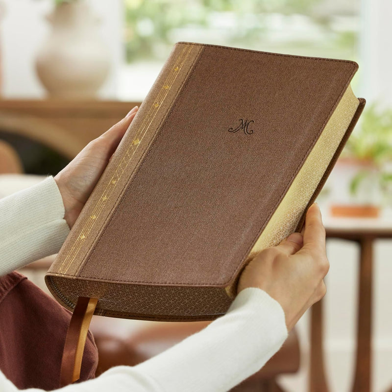 Alexander Maclaren Study Bible: Encouragement and Insights for a Christ-Centered Life (NKJV, Brown Leathersoft, Comfort Print) Imitation Leather