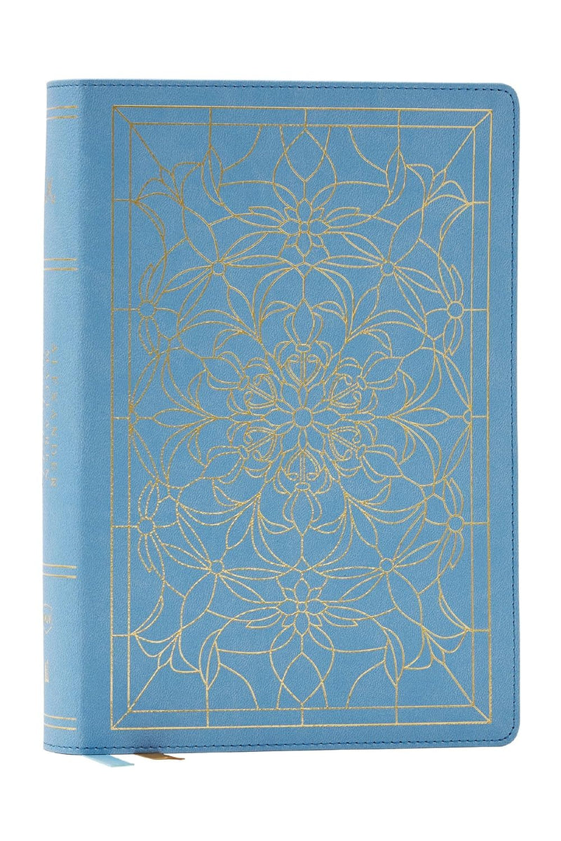 Alexander Maclaren Study Bible: Encouragement and Insights for a Christ-Centered Life (NKJV, Blue Leathersoft, Comfort Print, Thumb Indexed) Imitation Leather