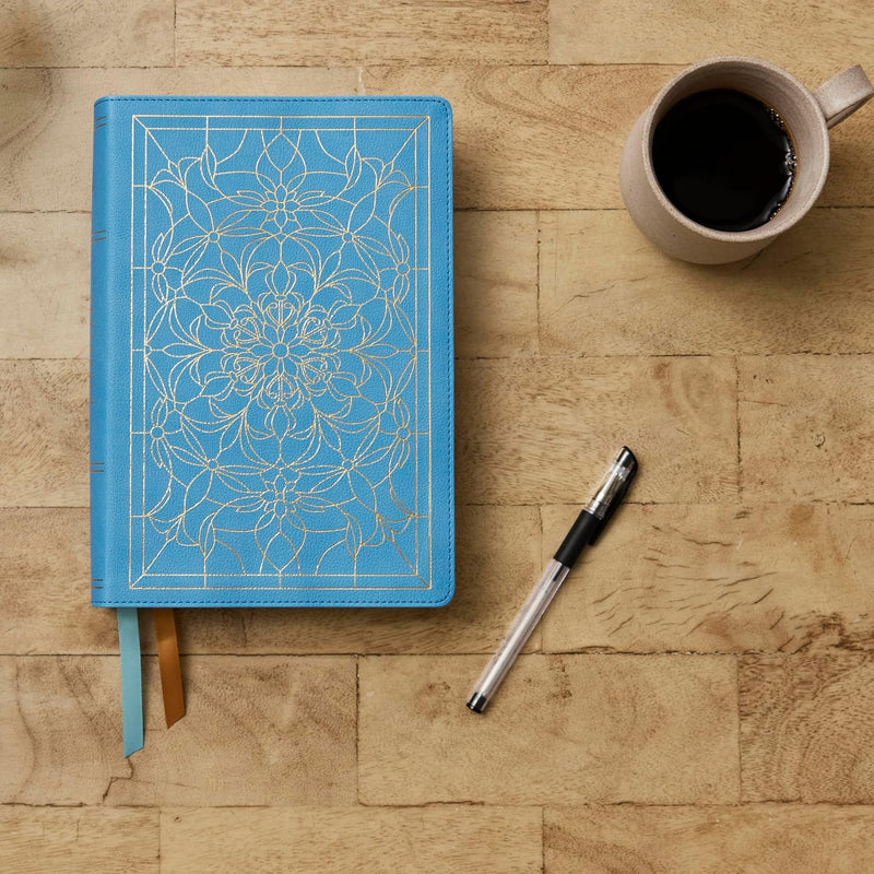 Alexander Maclaren Study Bible: Encouragement and Insights for a Christ-Centered Life (NKJV, Blue Leathersoft, Comfort Print, Thumb Indexed) Imitation Leather