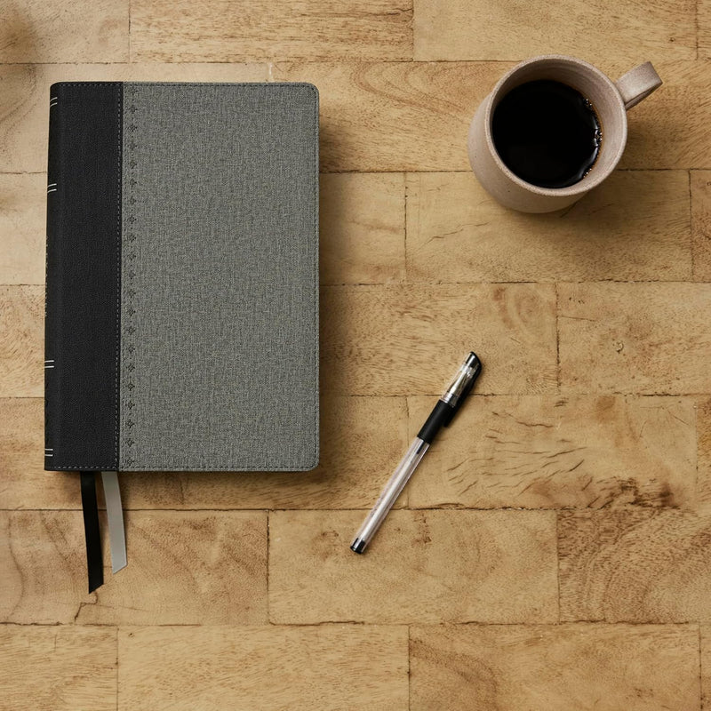 Alexander Maclaren Study Bible: Encouragement and Insights for a Christ-Centered Life (NKJV, Black/Gray Leathersoft, Comfort Print) Imitation Leather