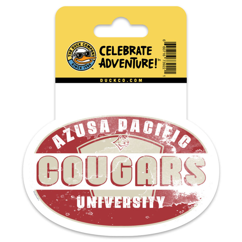 Duck co. Azusa Pacific University Cougars Sticker