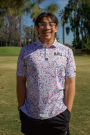 Bad Birdie Paint Splatter Polo