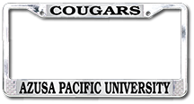 Cougars License Frame