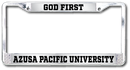 God First License Frame
