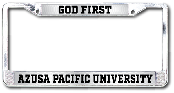 God First License Frame