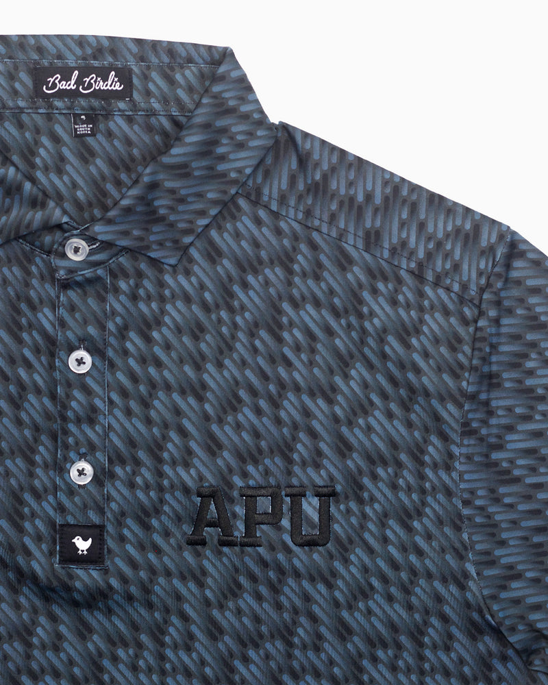 Bad Birdie Cosmic Chaos Black Polo